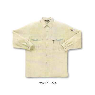 Rakuten - サンエス 作業服 AD10019 長袖シャツ XL(＝3L＝EL)サイズ