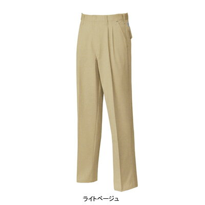 商品説明●関連商品※A-1150ブルゾン※A-1155ツータックフィッシング※A-1154レディースツータックスラックス(脇シャーリング)※A-4458エコ5IVEスター 長袖シャツ●秋冬用●素材：ポリエステル65％・綿35％●JIS T8118規格適合、帯電防止素材使用、再生PET繊維50％以上、抗菌・防臭、防汚加工、ファスナー樹脂引き手金属、男女兼用、ブルー系●サイズ：70(ウエスト/70、股下/80)、73(ウエスト/73、股下/80)、76(ウエスト/76、股下/80)、79(ウエスト/79、股下/80)、82(ウエスト/82、股下/80)、85(ウエスト/85、股下/80)、88(ウエスト/88、股下/80)、91(ウエスト/91、股下/80)、95(ウエスト/95、股下/80)、100(ウエスト/100、股下/80)、106(ウエスト/106、股下/80)、112(ウエスト/112、股下/80)、120(ウエスト/120、股下/80)●カラー：ネイビーマリナー、ライトベージュ、シエロブルー、フレスコグリーン、カーボンチャコール、シルバースパーダ●機能：エコマーク、カラビナループ＆内玉ポケット、ツータック、再生PET繊維65％使用商品仕様●ワーキングウエアのネオスタンダードモデル。エコマーク認定や防汚加工等、五ツ星機能を搭載した男女兼用モデル。