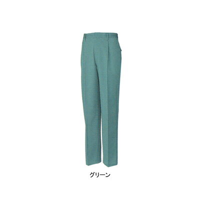 作業着 作業服 コーコス P-4483 ワンタックスラックス W88・グリーン9[作業服から事務服まで総アイテム..
