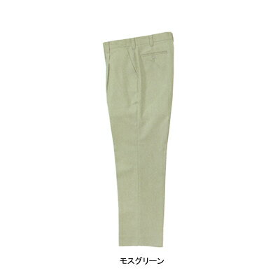 ジーベック XEBEC 作業服 2120 ワンタックスラックス W105・モスグリーン61 作業着 メンズ ワークウェア