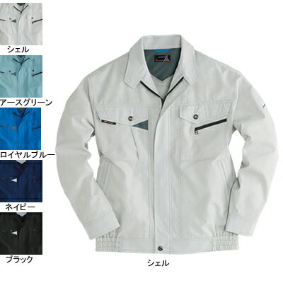 バートル BURTLE 作業服 作業着 7061 長袖ブルゾン M シェル2 かっこいい おしゃれ 春夏用