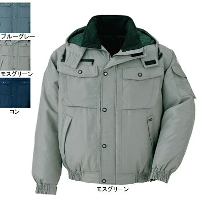 ジーベック XEBEC 作業服 152 ブルゾン XL(＝3L＝EL)サイズ・モスグリーン61 作業着 メンズ ワークウェア