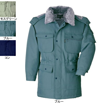 ジーベック XEBEC 作業服 171 コート M・ブルー40 作業着 メンズ ワークウェア