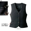 事務服・制服・オフィスウェア ヌーヴォ FV3573 ベスト 23号・チャコール2