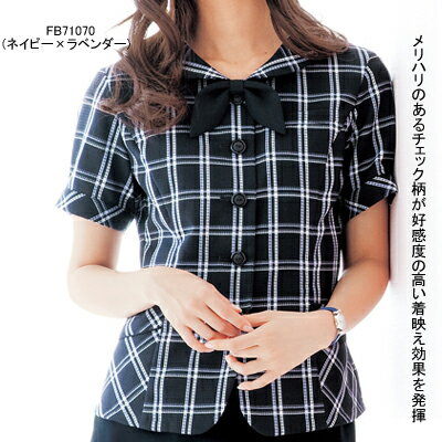 事務服・制服・オフィスウェア ヌーヴォ FB71070 オーバーブラウス 5号～19号