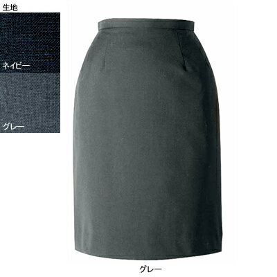 事務服・制服・オフィスウェア ヌーヴォ FS4052 セミタイトスカート 15号・グレー2