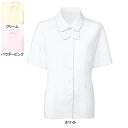 事務服・制服・オフィスウェア ヌーヴォ FB7088 ブラウス/リボン付（半袖） 9号・ホワイト1