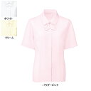 事務服・制服・オフィスウェア ヌーヴォ FB7088 ブラウス/リボン付(半袖) 17号・パウダーピンク7