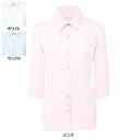 事務服・制服・オフィスウェア ヌーヴォ FB7097 ブラウス(七分袖) 5号・ピンク3