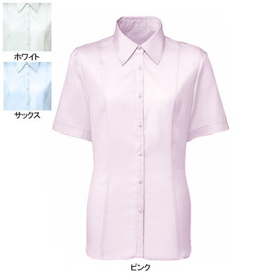 事務服・制服・オフィスウェア ヌーヴォ FB710E ブラウス(半袖) 11号・ピンク3