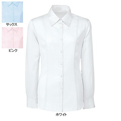 事務服・制服・オフィスウェア ヌーヴォ FB752E ブラウス(長袖) 15号・ホワイト1 事務服・制服・オフィスウェア ヌーヴォ FB752E ブラウス(長袖) 15号・ホワイト1