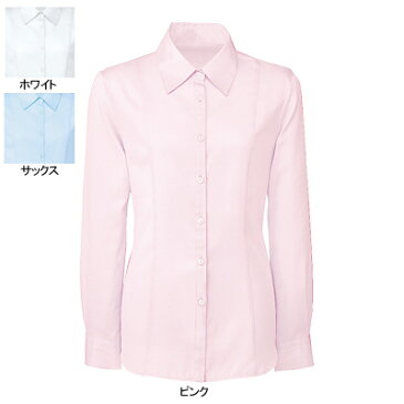 事務服・制服・オフィスウェア ヌーヴォ FB752E ブラウス(長袖) 5号・ピンク3