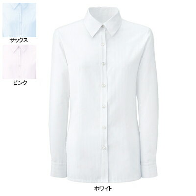 事務服・制服・オフィスウェア ヌーヴォ FB75508 ブラウス(長袖) 15号・ホワイト1