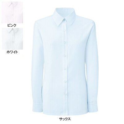 事務服・制服・オフィスウェア ヌーヴォ FB75508 ブラウス(長袖) 17号・サックス2 事務服・制服・オフィスウェア ヌーヴォ FB75508 ブラウス(長袖) 17号・サックス2