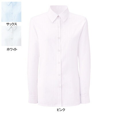 事務服・制服・オフィスウェア ヌーヴォ FB75508 ブラウス(長袖) 13号・ピンク3 事務服・制服・オフィスウェア ヌーヴォ FB75508 ブラウス(長袖) 13号・ピンク3