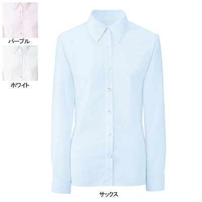 事務服・制服・オフィスウェア ヌーヴォ FB75518 ブラウス(長袖) 11号・サックス2 事務服・制服・オフィスウェア ヌーヴォ FB75518 ブラウス(長袖) 11号・サックス2