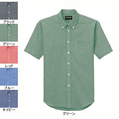 自重堂 作業服 43614 半袖シャツ 3S-LL メンズ ワークウェア jichodo かっこいい