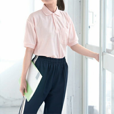 サンエス 作業服 AG10040 半袖ポロシャツ(全10色) L・ネイビー3 作業着 ワークウェア かっこいい メンズ 3