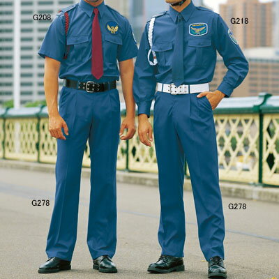 警備服・防犯商品 G-best G208 夏半袖シャツ M-4L ワッペンや吊紐は付属なし セキュリティ