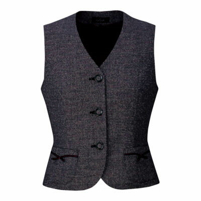 事務服・制服・オフィスウェア ピエ V0430-90 ベスト(3ツボタン) 7号