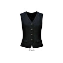 事務服・制服・オフィスウェア ピエ V9421-99 ベスト(4ツボタン) 15号・ブラック