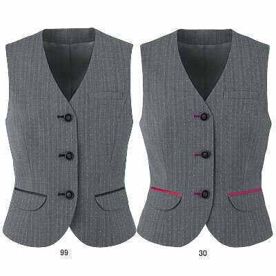 事務服・制服・オフィスウェア ピエ V9430-30 ベスト 15号