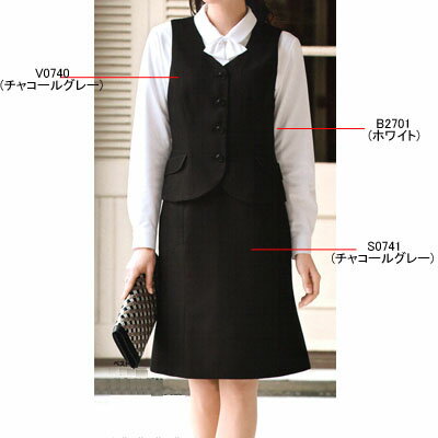 ボンマックス 半袖ブラウス　RB4554−6　ブルー　21号【取寄商品】