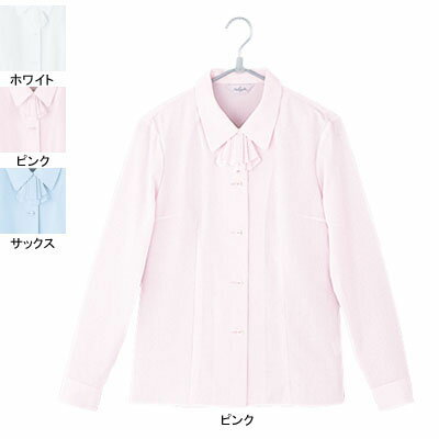 事務服・制服・オフィスウェア ピエ B2431-38 長袖ブラウス 17号~19号 事務服・制服・オフィスウェア ピエ B2431-38 長袖ブラウス 17号~19号