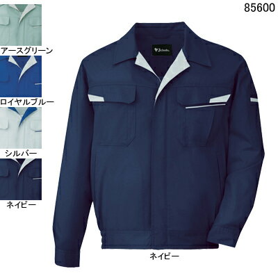 自重堂 作業服 85600 製品制電ストレッチ長袖ブルゾン XL 春夏用 作業着 メンズ ワークウェア jichodo かっこいい