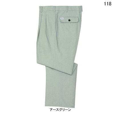 Rakuten - 自重堂 作業服 118 抗菌・防臭ツータックパンツ W70-W88 春夏用 作業ズボン 作業着 メンズ ワークウェア jichodo かっこいい