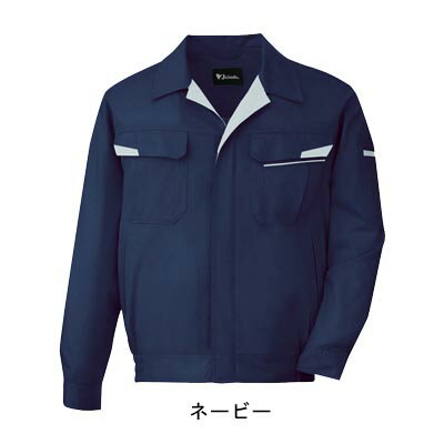 Rakuten - 自重堂 作業服 81600 製品制電ストレッチブルゾン L ネイビー11 メンズ ワークウェア jichodo かっこいい