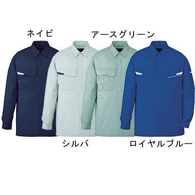 Rakuten - 自重堂 作業服 85604 製品制電ストレッチ長袖シャツ L ロイヤルブルー80 メンズ ワークウェア jichodo かっこいい