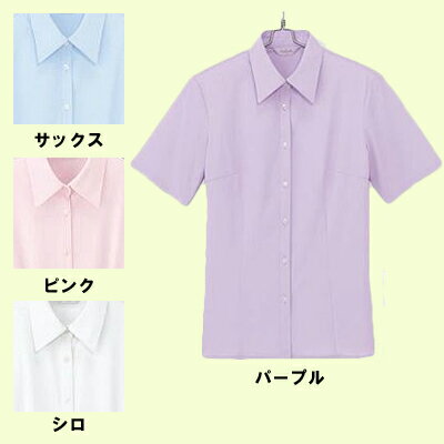 オフィスウェア ピエ B2710 半袖ブラウス...の紹介画像2