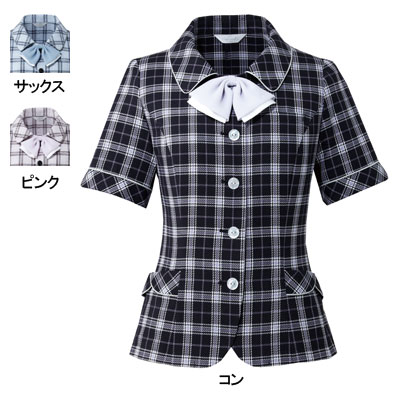 事務服/オフィスウェア ピエ L6160 オーバーブラウス 21号