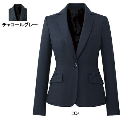 事務服・制服・オフィスウェア ピエ J8120 ジャケット 17号~19号