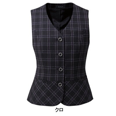 事務服・制服・オフィスウェア ピエ V8130 ベスト 21号
