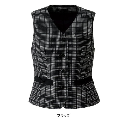 事務服・制服・オフィスウェア ヌーヴォ FV36125 ベスト 21号~23号 事務服・制服・オフィスウェア ヌーヴォ FV36125 ベスト 21号~23号