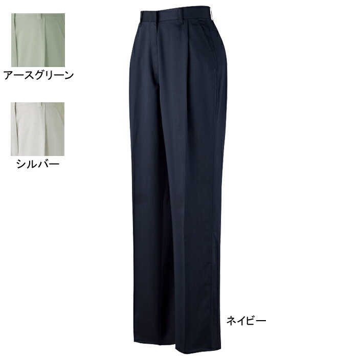 自重堂 作業服 86606 レディースワンタックパンツ(裏付) 59-86 春夏用 作業ズボン・ズボン・作業着 作業着 レディース ワークウェア jichodo かっこいい
