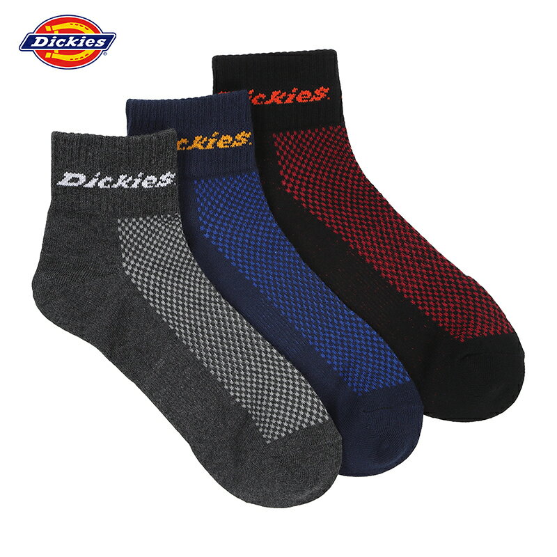 Dickies ディッキーズ D-3142 ロークルーソックス 靴下 3足入り