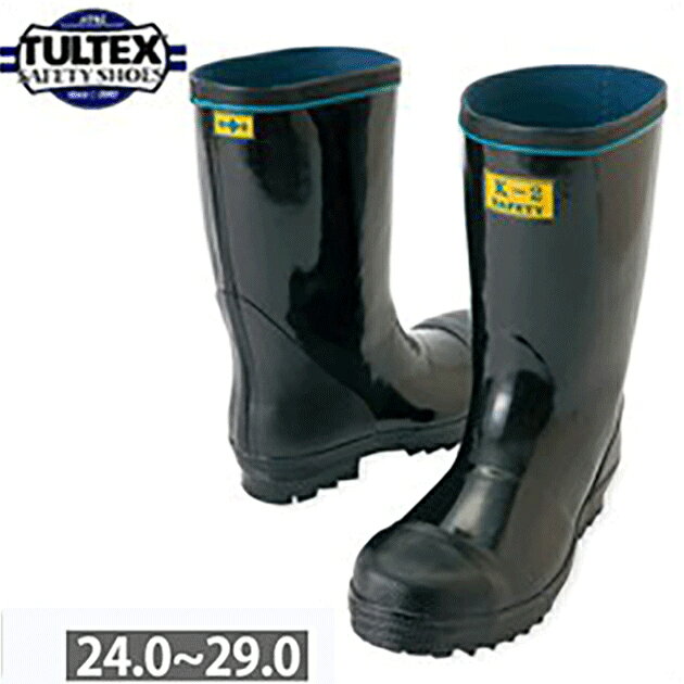 適応サイズ表(mm) サイズ 総丈 24.0cm 280±3 24.5cm 290±3 25.0cm 295±3 25.5cm 295±3 26.0cm 300±3 26.5cm 304±3 27.0cm 310±3 28.0cm 314±3 29.0cm 314±3 商品詳細 メーカー名 TULTEX 品番 AZ-58600 甲被 ゴム 先芯 鋼鉄先芯 ソール ゴム 重量 860±10g (26.0cm・片足) ウィズ EEE サイズ 24.0〜27.0・28.0・29.0 カラー ブラック（010）