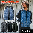 バートル 防寒着 ベスト ヒートベスト 3214 / S～XL BURTLE 防寒ベスト サーモクラフト 電熱ベスト 作業着 作業服 ベストのみ 軽量 防風 撥水 おしゃれ かっこいい