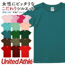 【期間限定10%OFF】ユナイテッドアスレ 半袖 Tシャツ 無地 綿100% コットン レディース 家族 おそろい 加工用 オリジナルグッズ グッズ フェス キ...