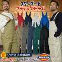ディッキーズ オーバーオール サロペット Overalls ストレッチ 接触冷感 UVカット つなぎ ツナギ 作業着 仕事着 酪農 車 バイク 整備 DIY 春...