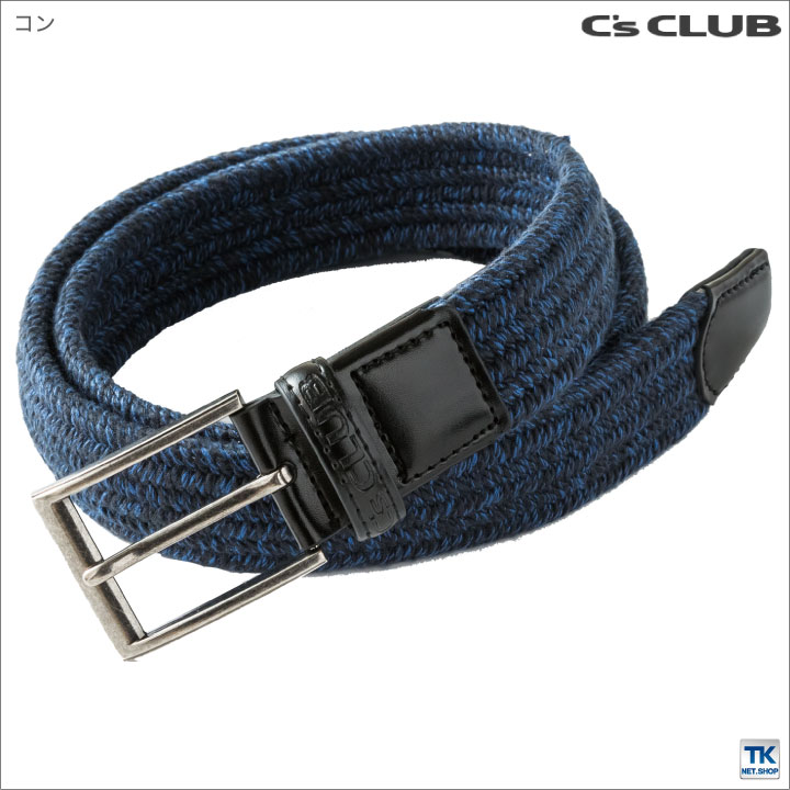 ベルト メンズ グランパターンストレッチベルト C'CLUB chusan cs-0712