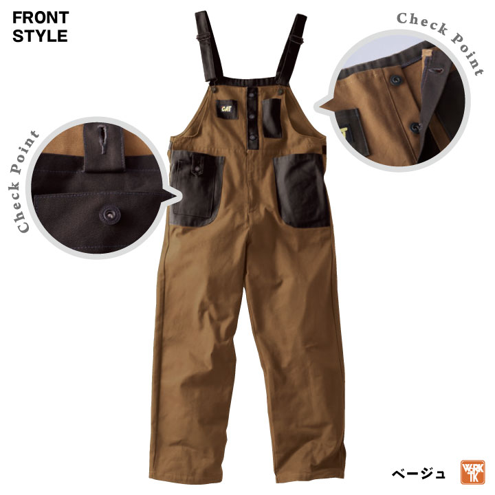 クレヒフク 日本製 綿100% サロペット 春夏 秋冬 つなぎ ツナギ オーバーオール メンズ レディース 仕事服 作業着 おしゃれ カジュアル kr-713 3