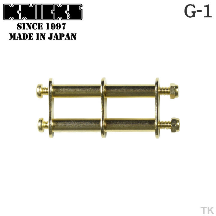 [即日出荷] KNICKS ニックス ゴールドメッキノーマル金具一式 G-1 [ネコポス] nx-g-1