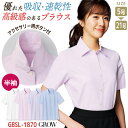 レディース 半袖シャツ 無地 ワイシャツ 長袖ブラウス 医療事務 受付 就活 事務服 オフィス 制服 ユニフォーム ホワイト 白 ピンク ラベンダー ブルー 5...