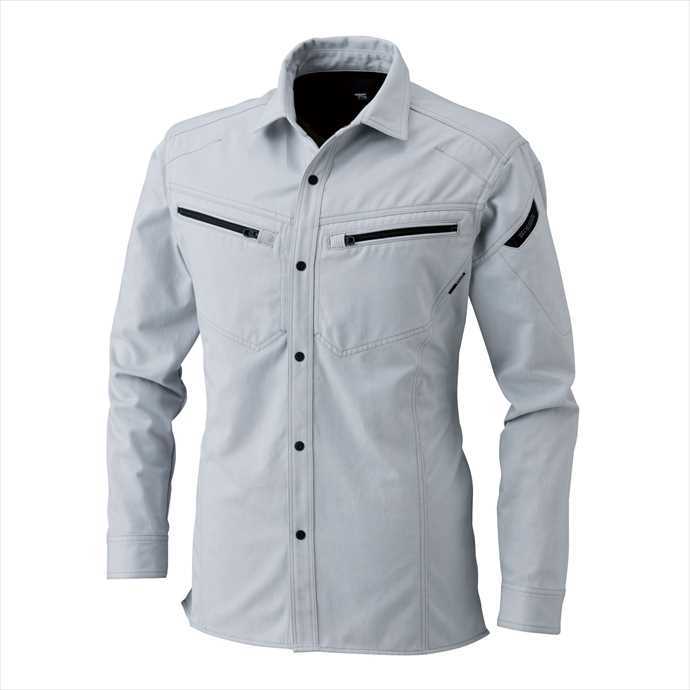 Rakuten - TS DESIGN (TSデザイン) 長袖シャツ シルバーグレー 5115 2002 作業服 ユニフォーム 藤和