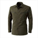 TS DESIGN (TSデザイン) LIGHT TECロングスリーブシャツ カーキグリーン 5305 2002 作業服 ユニフォーム 藤和(4)