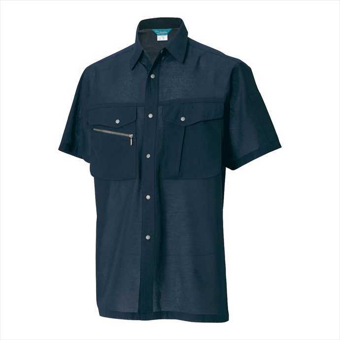 乐天商城 - TS DESIGN (TSデザイン) 半袖シャツ ネイビー 7155 2002 作業服 ユニフォーム TOP SHALETON
